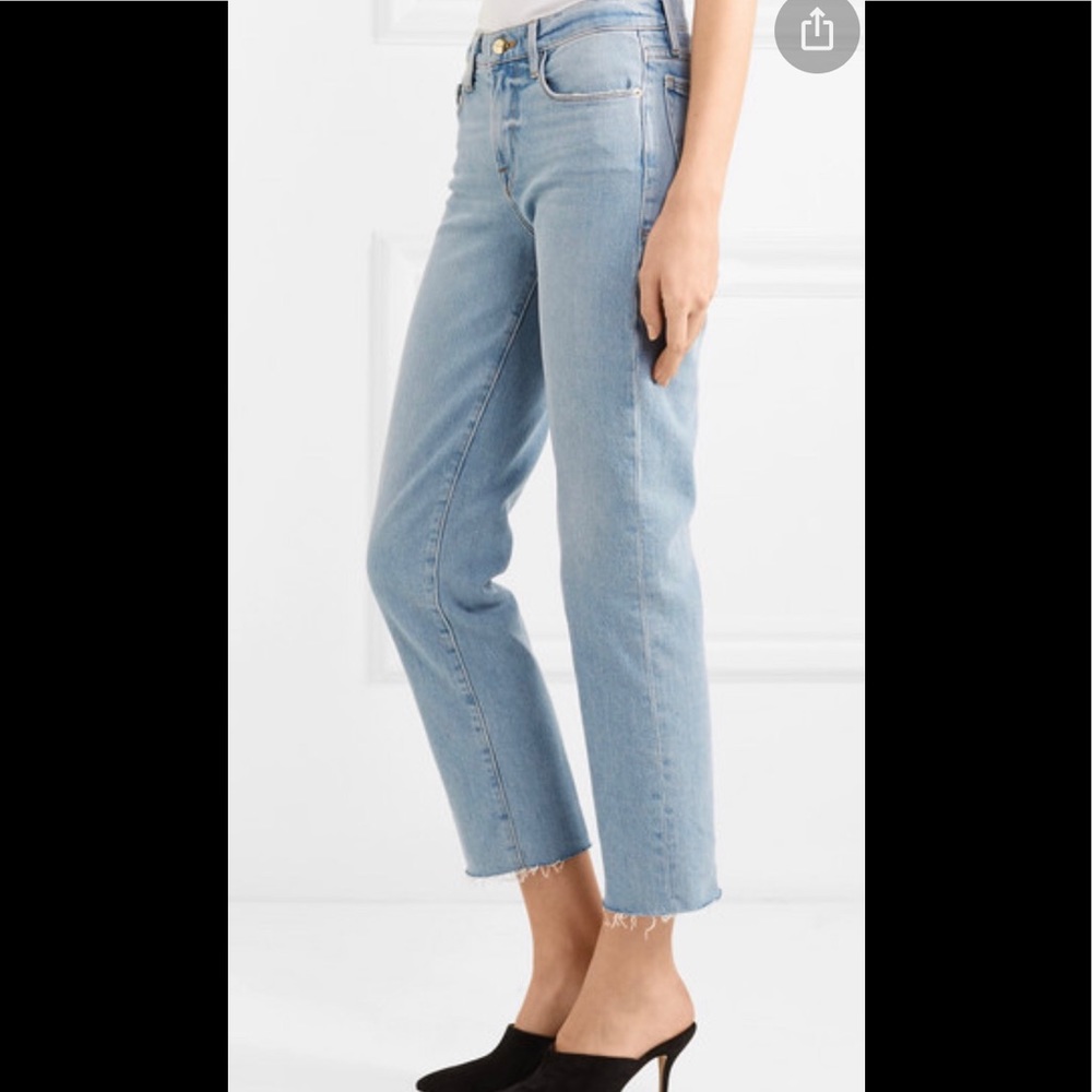 Frame Denim “Le Nouveau” Straight Crop - Picture 2 of 12